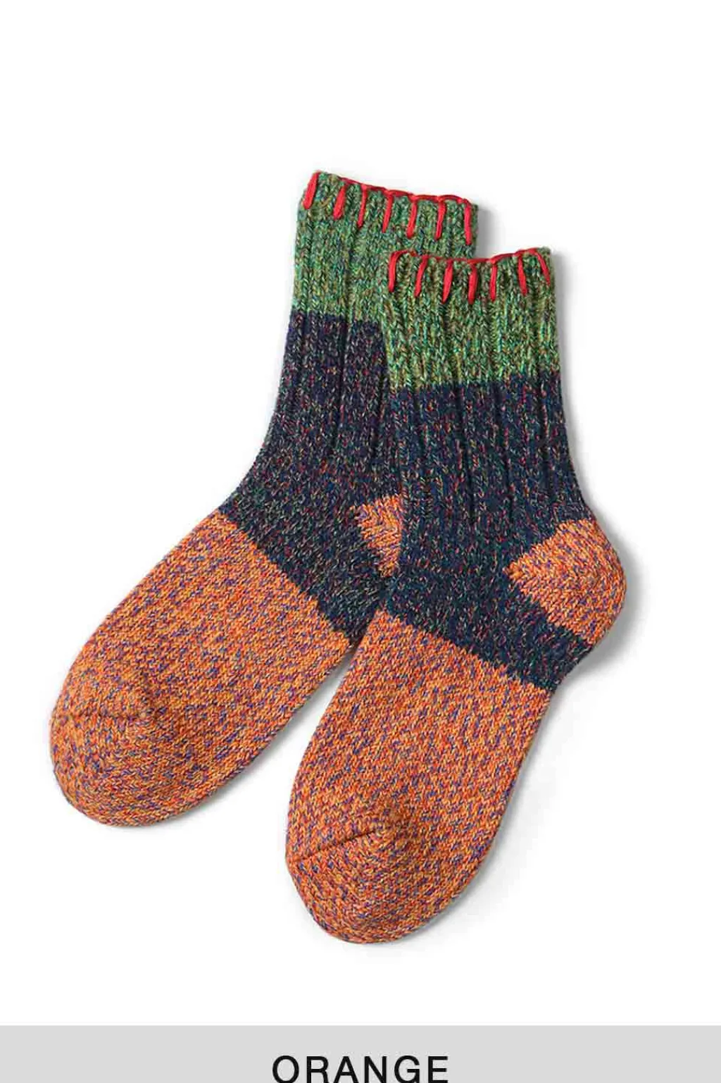 Fashion Kapital 56Yarns Wool Grandrelle GOGH HOBO Stitch Socks - 5 Colors