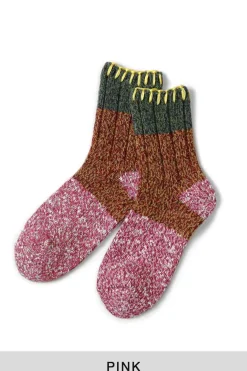 Fashion Kapital 56Yarns Wool Grandrelle GOGH HOBO Stitch Socks - 5 Colors