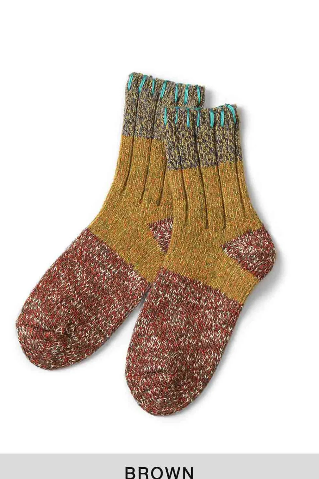 Fashion Kapital 56Yarns Wool Grandrelle GOGH HOBO Stitch Socks - 5 Colors