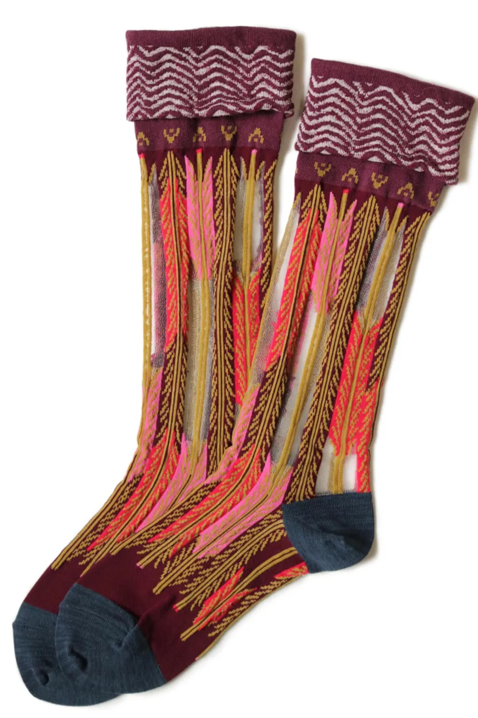 Outlet Kapital 200 Yarns YABANE See-Through Socks - 4 Colour Choices