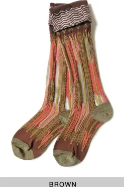 Outlet Kapital 200 Yarns YABANE See-Through Socks - 4 Colour Choices