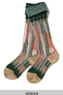 Outlet Kapital 200 Yarns YABANE See-Through Socks - 4 Colour Choices