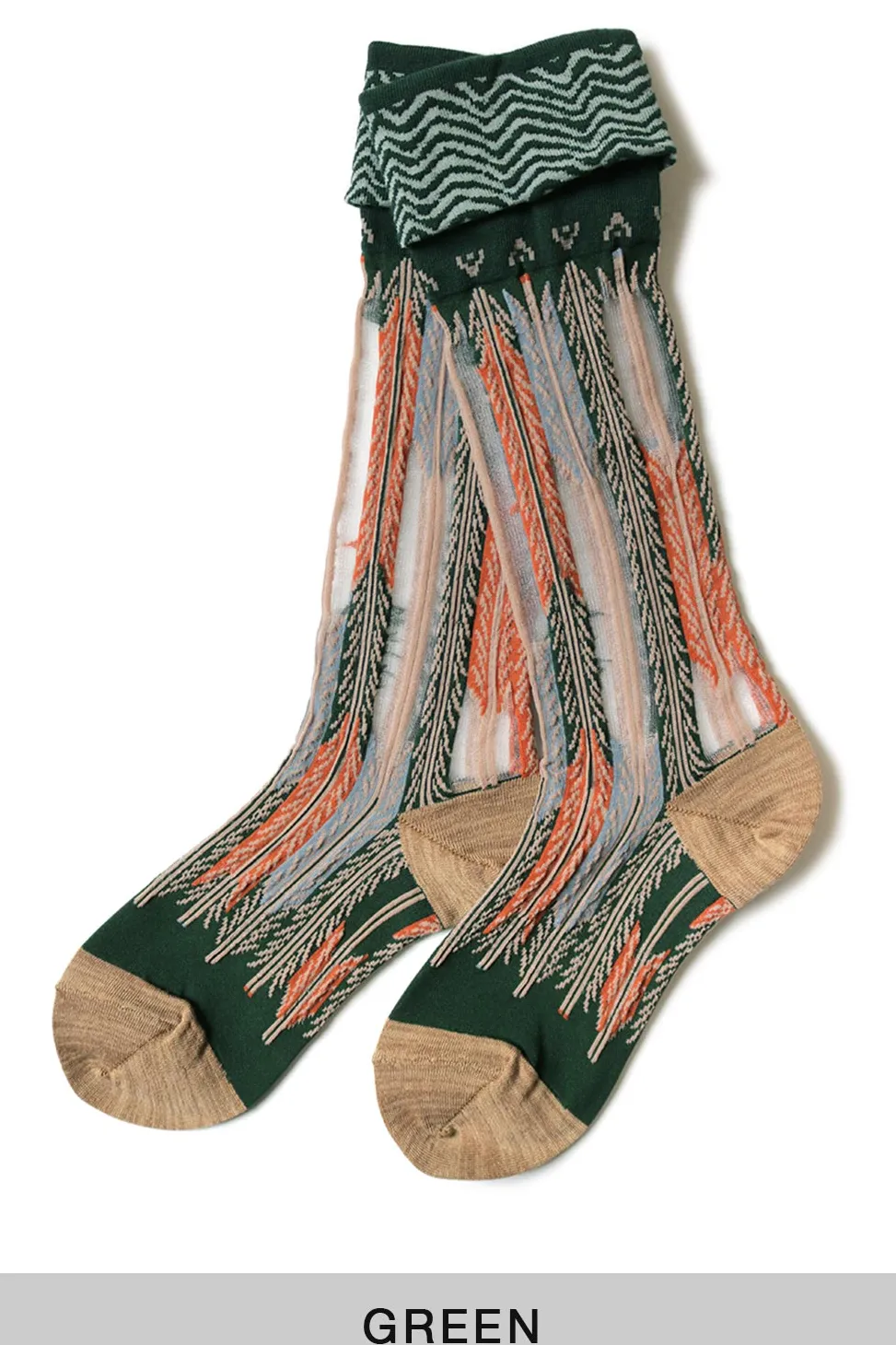 Outlet Kapital 200 Yarns YABANE See-Through Socks - 4 Colour Choices