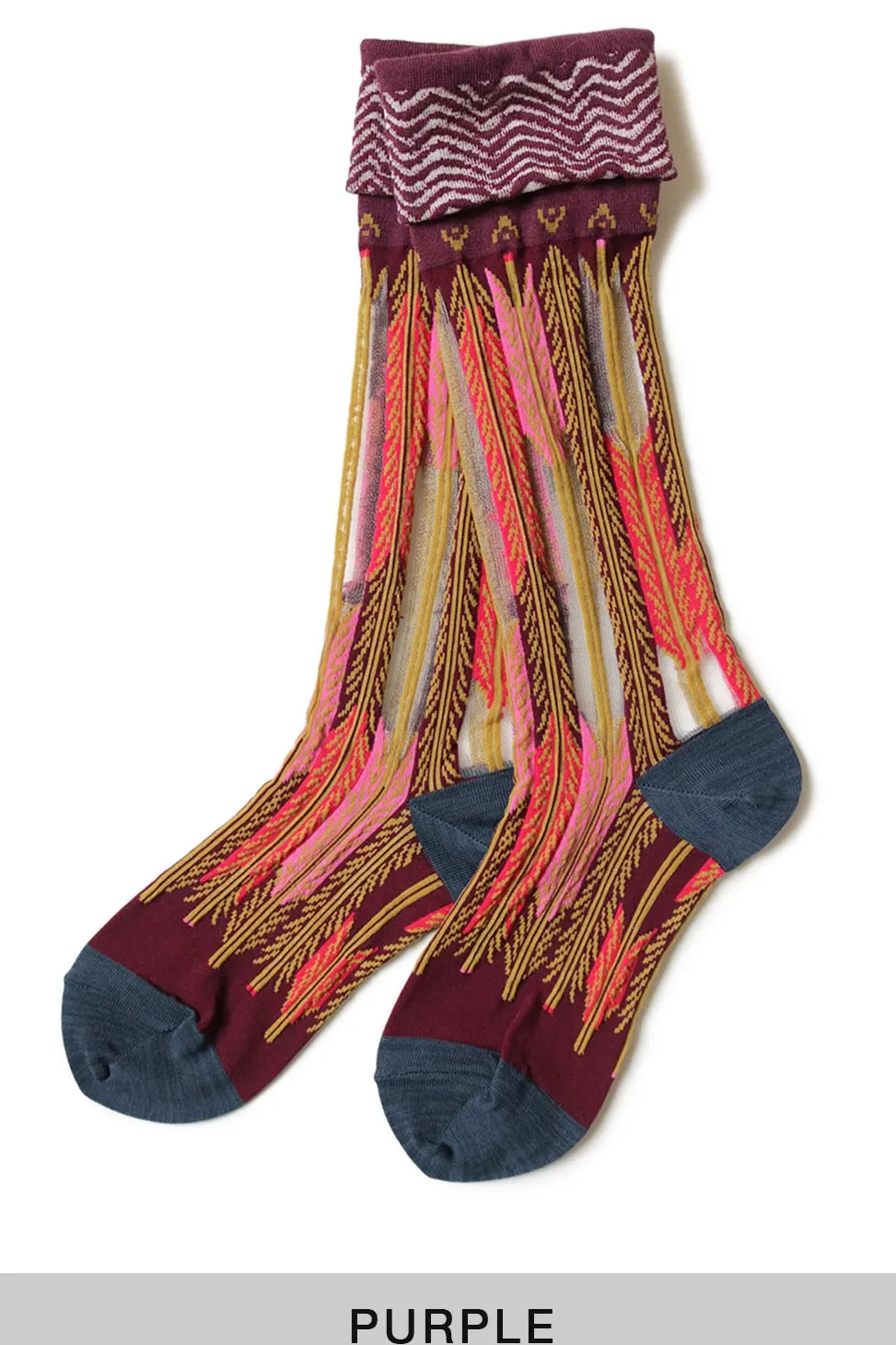 Outlet Kapital 200 Yarns YABANE See-Through Socks - 4 Colour Choices