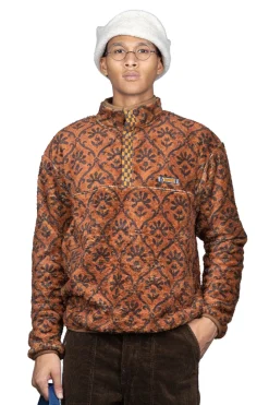 Sale Kapital YOSEMITE Arabesque Fleece Pullover - Brown