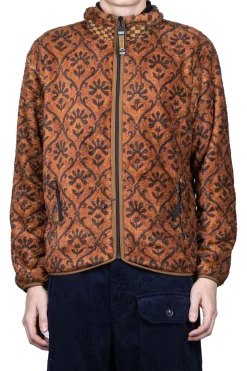 Fashion Kapital YOSEMITE Arabesque Fleece ZIP Blouson - Brown
