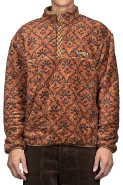 Sale Kapital YOSEMITE Arabesque Fleece Pullover - Brown