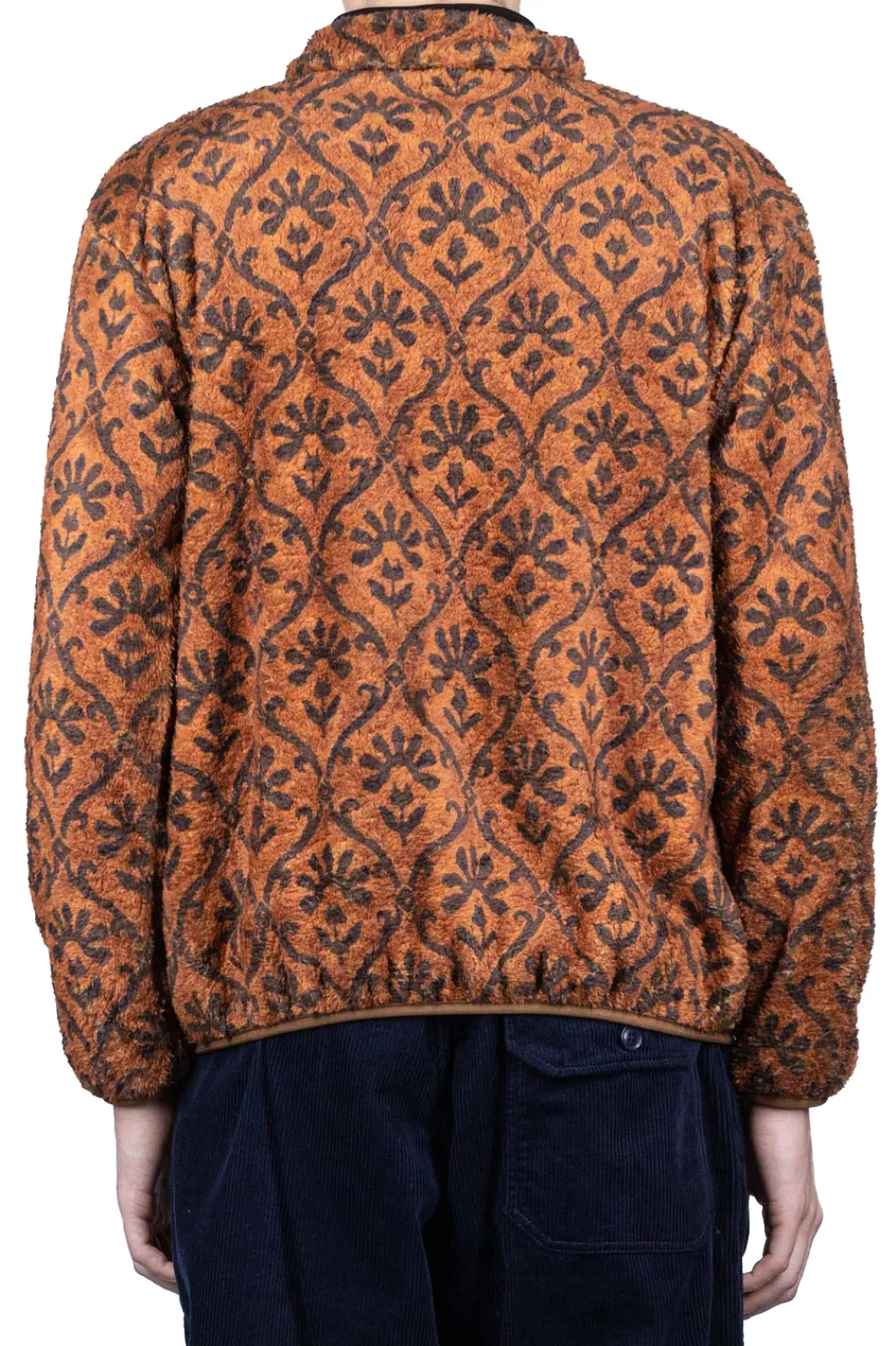 Fashion Kapital YOSEMITE Arabesque Fleece ZIP Blouson - Brown