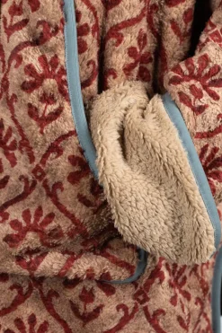 Clearance Kapital YOSEMITE Arabesque Fleece BAJA Parka - Beige